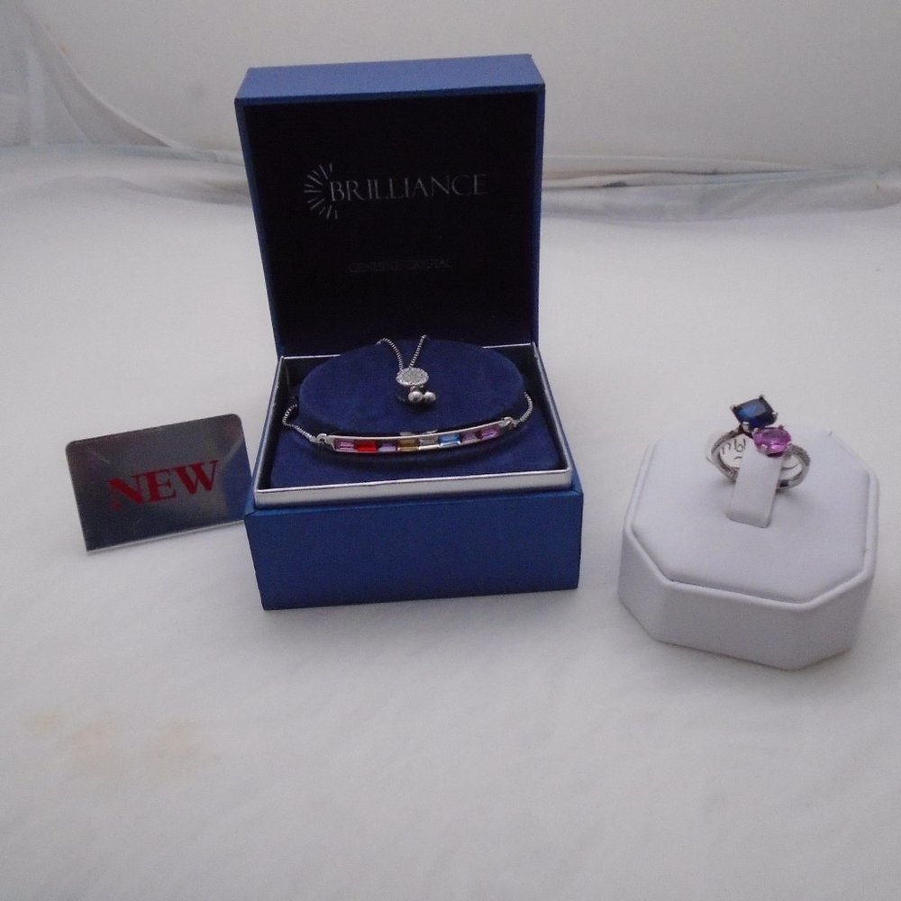 Multi Stones Bracelet and Ring  (NTW)